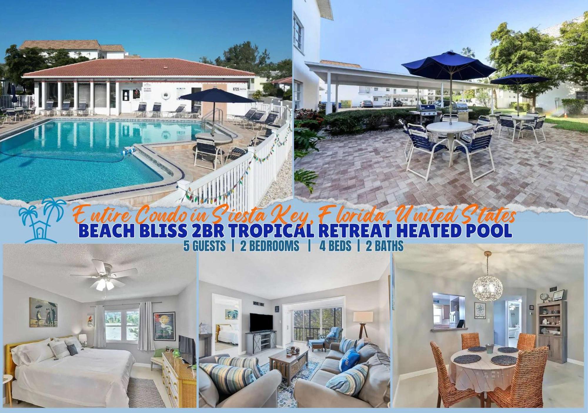 סרסוטה 2 Bed 2 Bath Centrally Located On Siesta Key מראה חיצוני תמונה